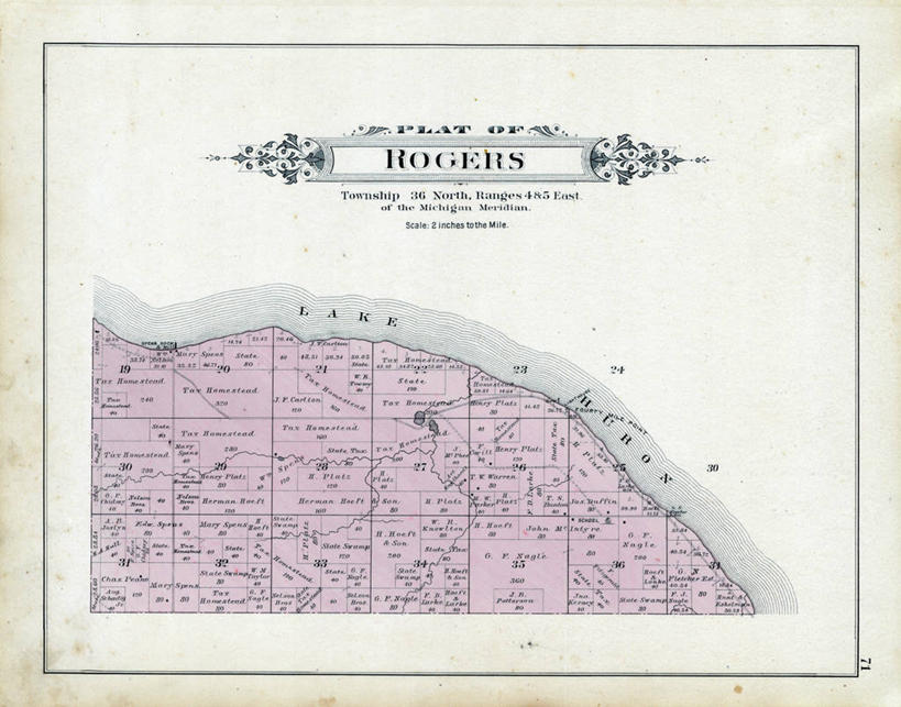 无人,横图,地图,美国,历史,古董,北美,北美洲,美洲,北亚美利加洲,亚美利加洲,密歇根,密歇根州,貂熊州,狼獾之州,狼獾州,休伦湖,彩图,美利坚合众国,地图学