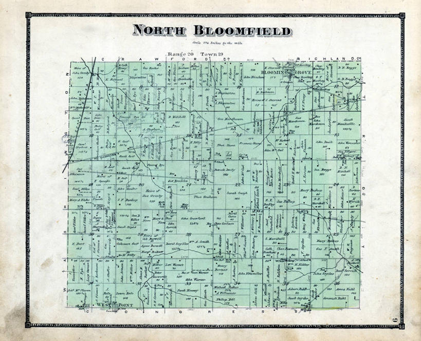 无人,横图,地图,历史,古董,俄亥俄州,西点军校,彩图,地图学