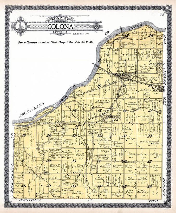 无人,竖图,地图,历史,古董,伊利诺斯州,彩图,地图学,绿河