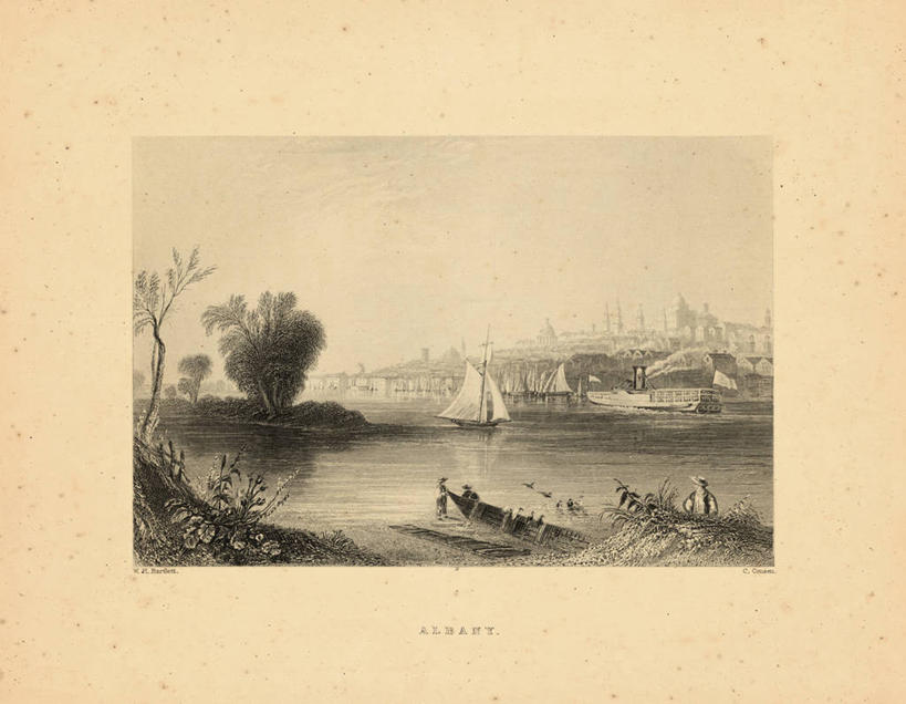 无人,横图,历史,古董,纽约州,奥尔巴尼,彩图