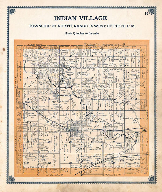 无人,竖图,地图,历史,古董,陶工,彩图,地图学,爱荷华