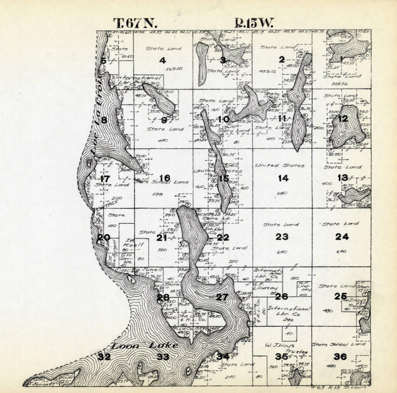 无人,方图,湖,地图,历史,古董,明尼苏达,彩图,地图学
