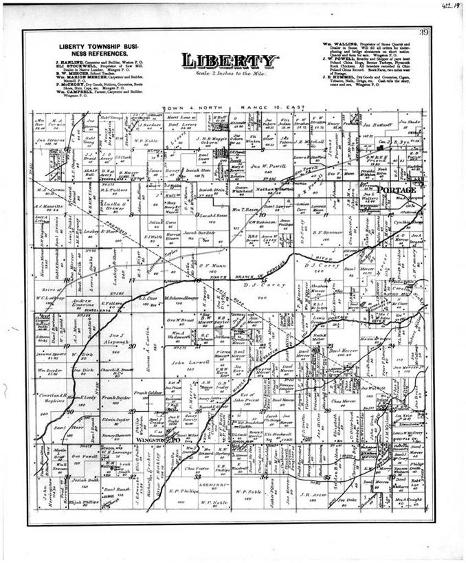无人,竖图,地图,历史,古董,运送,俄亥俄州,彩图,地图学