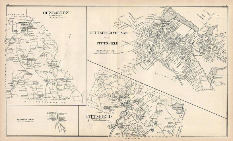 无人,横图,地图,美国,城镇,历史,古董,北美,北美洲,美洲,新罕布什尔州,北亚美利加洲,亚美利加洲,新罕布什尔,新罕布夏州,花岗岩州,花冈岩之州,滑雪之州,新英格兰,纽英仑,彩图,美利坚合众国,地图学,皮茨菲尔德