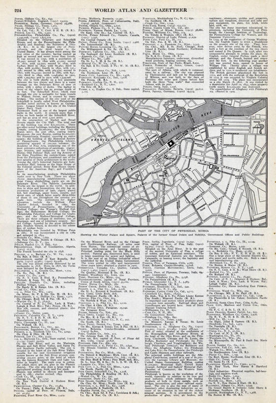 无人,竖图,地图,俄罗斯,城镇,历史,古董,彩图,地图学