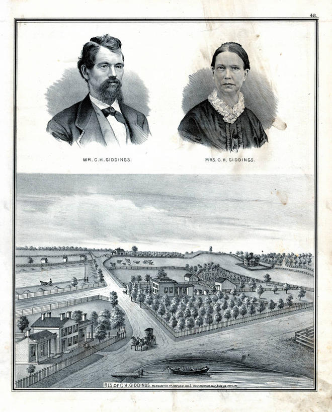 成年人,脸,头,脸颊,两个人,农场,竖图,插画,室外,正面,数码,科技,美景,路,阴影,网络,房屋,景观,田地,高光,几何,计算机图形,合成,图画,历史,肩膀,画,棚,自然,动物,景色,牲畜,古董,电脑合成图,数码合成图,合成图,自然风光,肖像,漫画,俄亥俄州,写实,具体,具象,农舍,男人,女人,头部,脸部,脸蛋,面部,彩图,伊利县