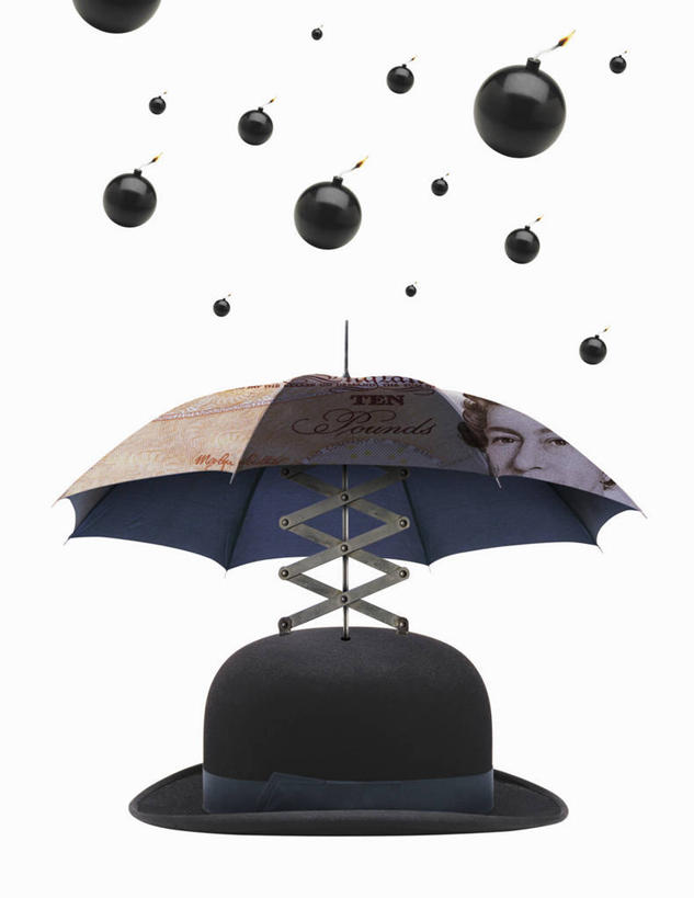 无人,竖图,插画,白色背景,商务,徒劳,风险,竞争,数码,科技,雨,炸弹,帽子,英国,阴影,冲突,网络,伞,半空,高光,几何,计算机图形,合成,图画,礼帽,数码合成,画,财富,金融,落下,保护,电脑合成图,数码合成图,恐怖,危机,合成图,预算,问题,生存,漫画,创新,处罚,轰炸,计算机制图,英国文化,写实,具体,具象,支配,危险,彩图,影棚拍摄,英镑符号,弱点