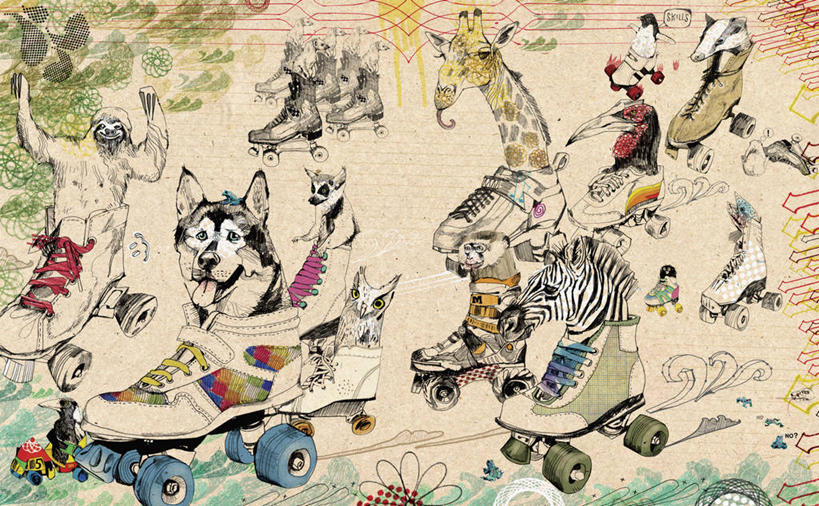 脸,头,脸颊,无人,横图,插画,室外,侧面,锻炼,快乐,异乎寻常,比赛,运动,竞争,数码,科技,滚轴溜冰,斑马,长颈鹿,狗,猫头鹰,企鹅,猴子,一群,许多,阴影,艺术,网络,鸟类,旱冰鞋,溜冰鞋,旱冰,很多,高光,几何,计算机图形,合成,图画,娱乐,肩膀,画,动物,休闲,轮滑鞋,幻想,活力,童年,翻滚,运输,幽默,迅速,电脑合成图,数码合成图,体育运动,合成图,文学,滑冰鞋,漫画,写实,具体,具象,单排轮滑,技能,体育,溜冰,轮滑,头部,脸部,脸蛋,面部,休闲活动,彩图,健身,旅行,超现实主义,流派,艺术流派