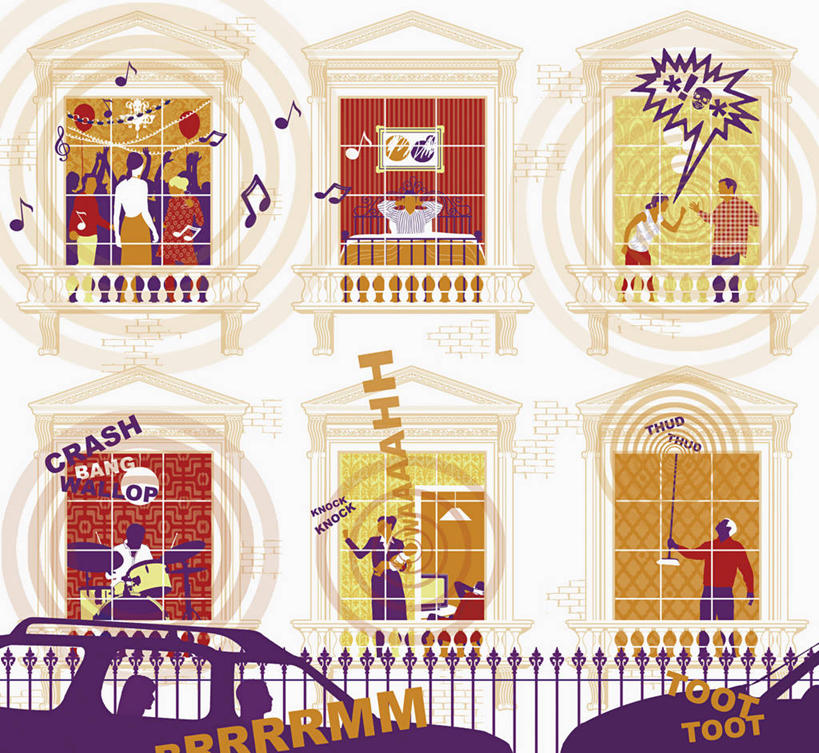 婴儿,儿童,成年人,中年人,邻居,横图,插画,室外,聚会,纯洁,数码,科技,城市,建筑,汽车,阴影,冲突,网络,公寓,鼓,管乐器,高光,几何,计算机图形,音乐,敲,合成,图画,画,小孩,可爱,运输,愤怒,活泼,电脑合成图,数码合成图,合成图,麻烦,走神,噪声,宝宝,漫画,纯真,烂漫,无邪,鼓手,写实,具体,具象,挫败,伶俐,天真,男人,女人,中年男性,中年女性,孩子,彩图