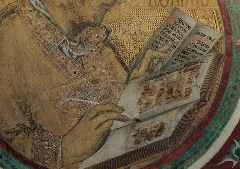 成年人,中年人,一个人,横图,插画,特写,数码,科技,仅一个男性,仅一个人,仅一个中年男性,写,阴影,网络,高光,几何,计算机图形,宏伟,合成,图画,历史,画,部分,电脑合成图,数码合成图,基督教,合成图,漫画,哥特式风格,写实,具体,具象,男人,男性,中年男性,书,彩图,杰罗姆