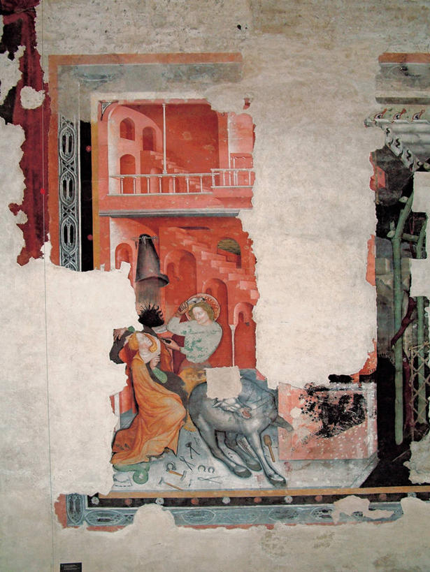 成年人,铁匠,竖图,插画,数码,科技,马,阴影,网络,房屋,拱门,高光,几何,计算机图形,合成,图画,画,电脑合成图,数码合成图,基督教,合成图,漫画,写实,具体,具象,神迹,女人,彩图