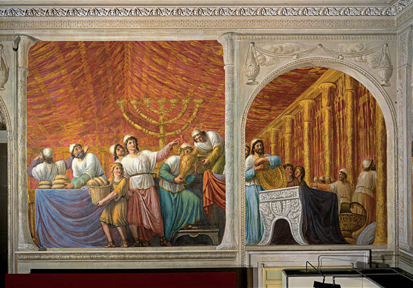 横图,插画,数码,科技,阴影,网络,烛台,大理石,拱门,许多人,高光,几何,计算机图形,合成,图画,画,一群人,电脑合成图,数码合成图,基督教,合成图,游行,漫画,契约,犹太教,写实,具体,具象,犹太教会堂,犹太教灯台,犹太教九灯烛台,再献圣殿节灯台,彩图,方舟