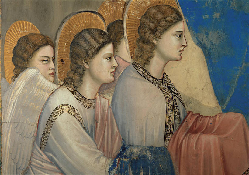 无人,建筑师,画家,横图,插画,侧面,数码,科技,光晕,天使,阴影,网络,高光,几何,计算机图形,合成,图画,拿着,画,电脑合成图,数码合成图,基督教,合成图,漫画,斗篷,哥特式风格,写实,具体,具象,乔托.迪.邦多纳,外衣,半身,彩图