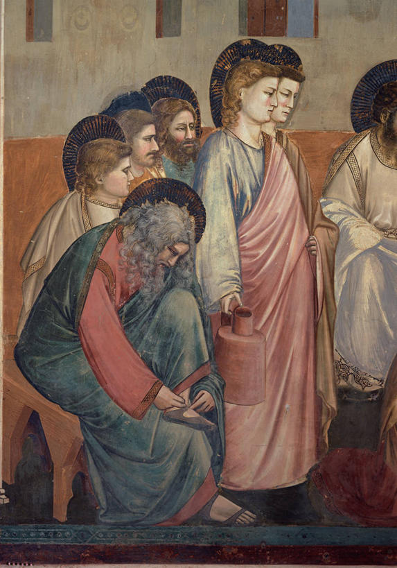 成年人,建筑师,画家,站,坐,竖图,插画,室内,凉鞋,数码,科技,光晕,准备,阴影,网络,高光,几何,计算机图形,合成,图画,画,水壶,脱,电脑合成图,数码合成图,卫生,基督教,合成图,漫画,足,哥特式风格,写实,具体,具象,使徒,圣人,乔托.迪.邦多纳,彩图,传统服装