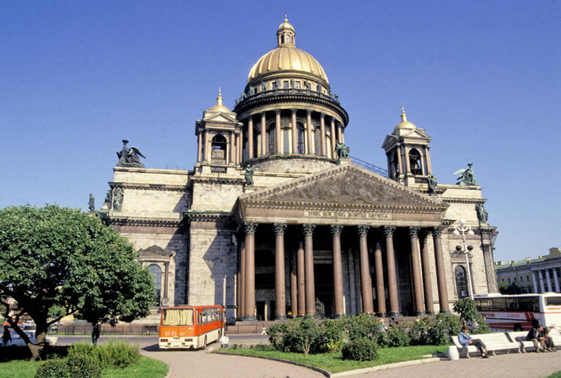 无人,横图,室外,白天,建筑,俄罗斯,柱子,地标建筑,摄影,彩图,旅行,大教堂,俄罗斯文化