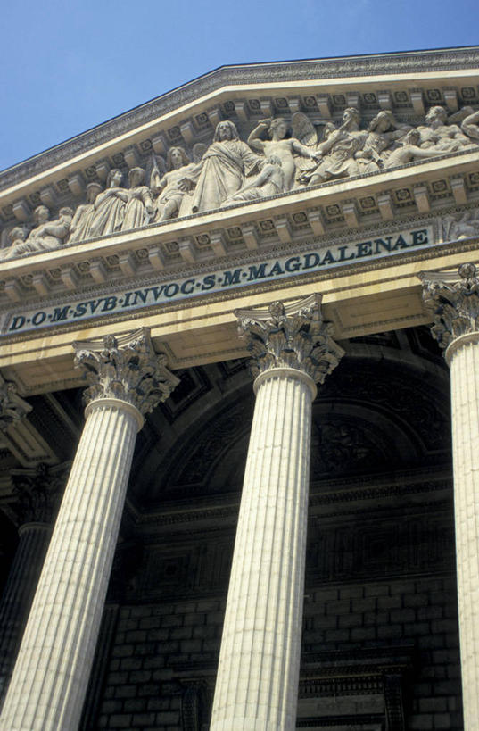 无人,竖图,室外,白天,仰视,建筑,法国,巴黎,柱子,首都,摄影,拉丁文,彩图,低角度拍摄,浅浮雕