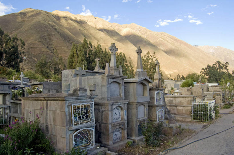 无人,横图,室外,白天,山脉,秘鲁,树,墓地,摄影,宁静,死亡,坟墓,结束,彩图