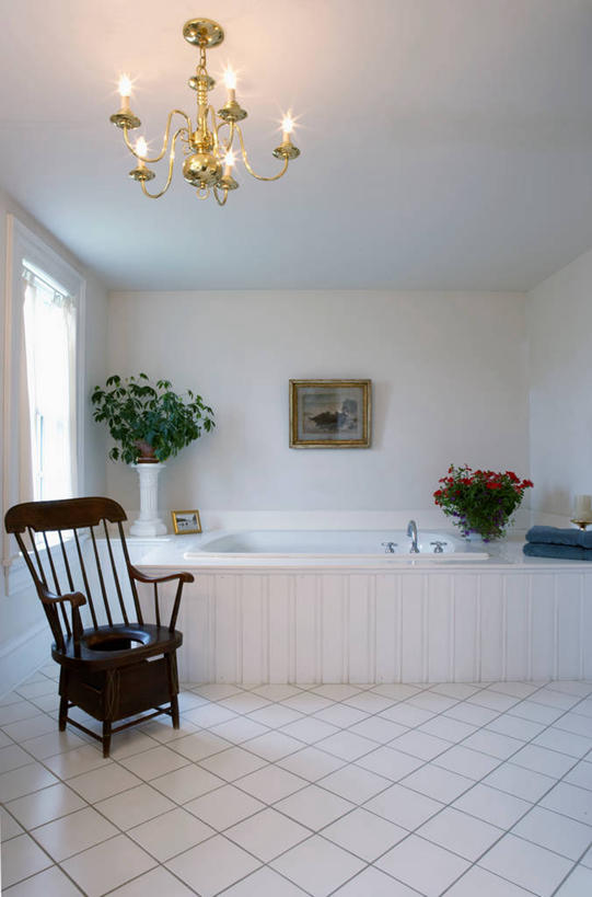 窗户,地板,浴室,瓷砖,漩涡,白色,古董,作画