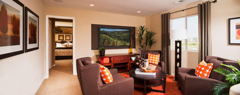 无人,家,横图,全景,室内,白天,家具,沙发,建筑,椅子,日光,美国,艺术,光,座位,建造,明亮,起居室,北美,加利福尼亚,电视机,维塞利亚