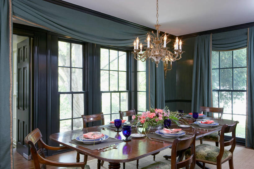 无人,横图,艺术,饭厅,古典,流行,模具,风格,水晶吊灯,摄政风格,塑造