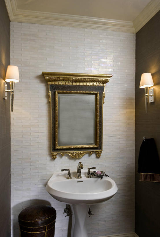 镜子,浴室,瓷砖,白色,模具,高雅,化妆室,塑造