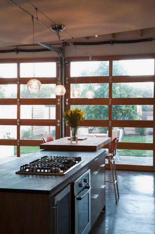 无人,家,竖图,厨房,建筑,美国,房屋,绿色,建造,北美,加利福尼亚,大猩猩,用具,炊具,圣芭芭拉