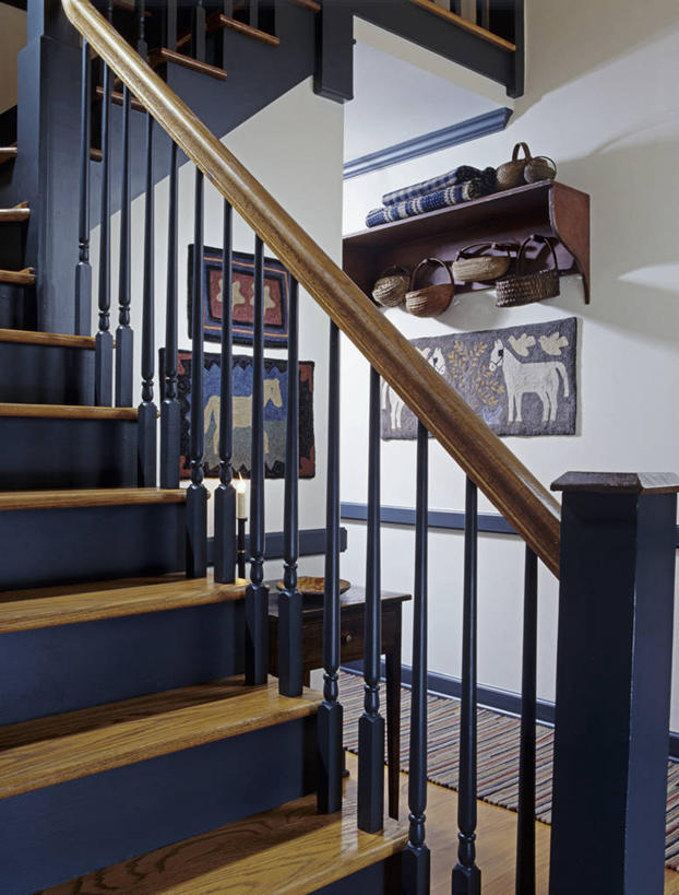 栏杆,楼梯,篮子,蓝色,涂料,简单,着色,收集,纺锤