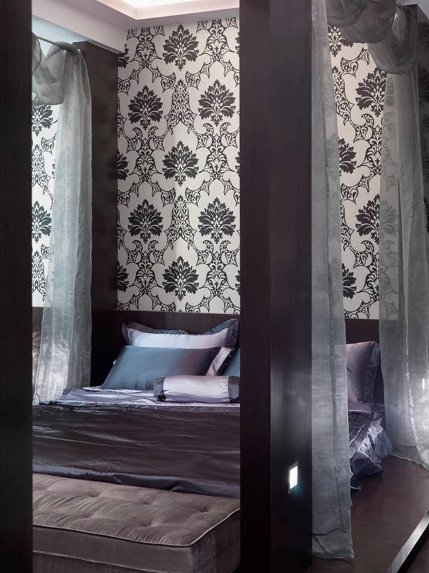 无人,家,竖图,室内,卧室,建筑,台湾,亚洲,丝绸,现代,紫色,建造,台南,设计