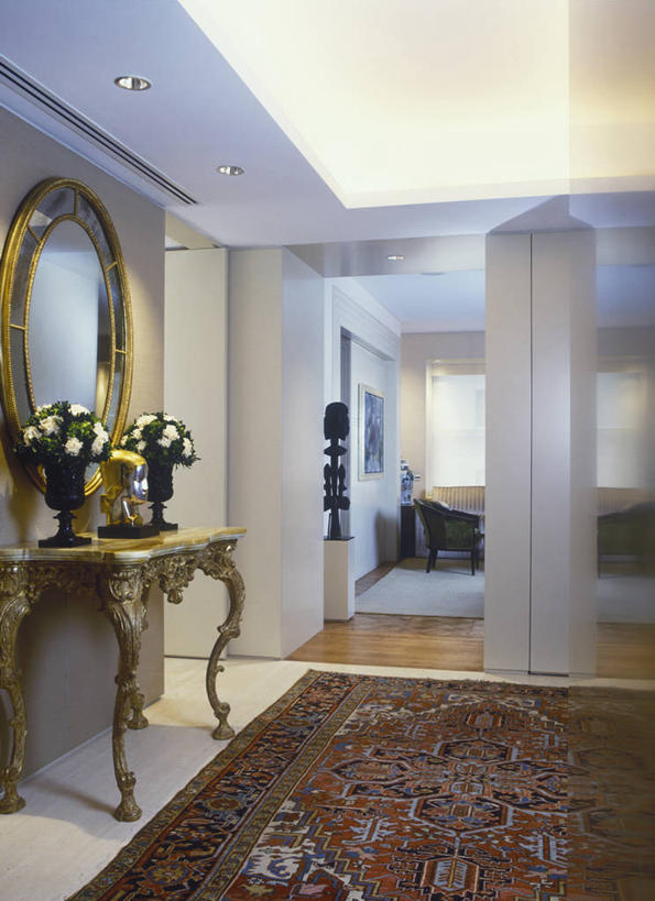 竖图,镜子,天花板,对称,光,干净,现代,灯具,古董,涂料,起居室,高雅,简单,华贵,反射镜,当代