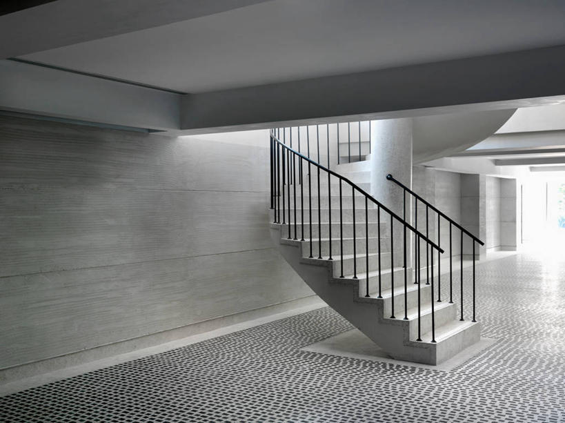 无人,栏杆,横图,室内,白天,留白,楼梯,建筑,台湾,日光,亚洲,干净,现代,水泥,建造