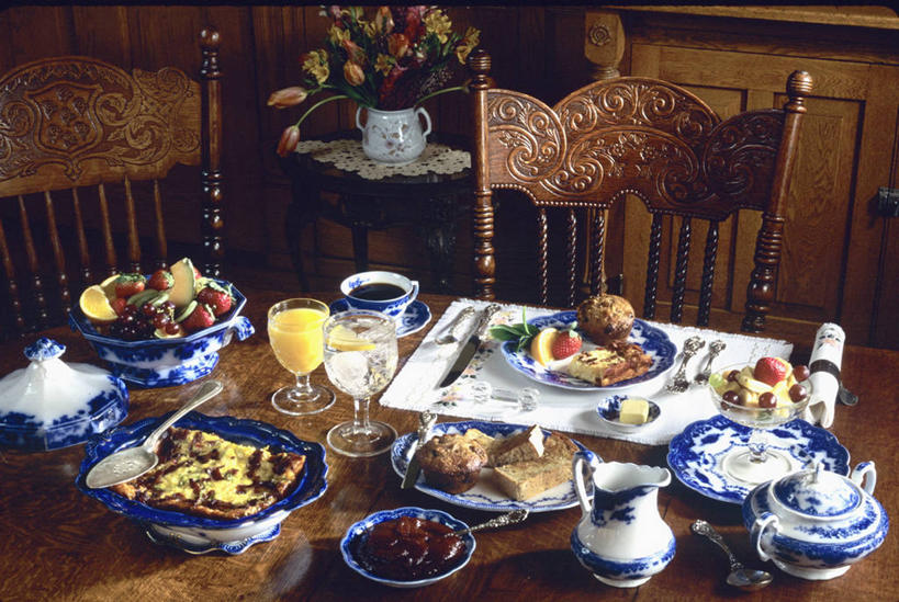 家庭,吃,吃饭,早餐,友谊,静物,水果,眼镜,饭厅,食品,怀旧,早晨,记忆,橡树,乳蛋饼