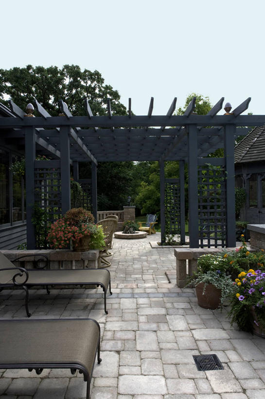 室外,砖,院子,架子,支撑,固定