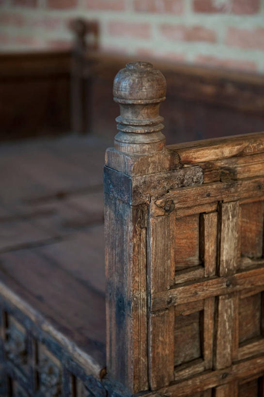 无人,商店,竖图,室内,特写,家具,美国,木制,长椅,古董,北美,加利福尼亚,修道院