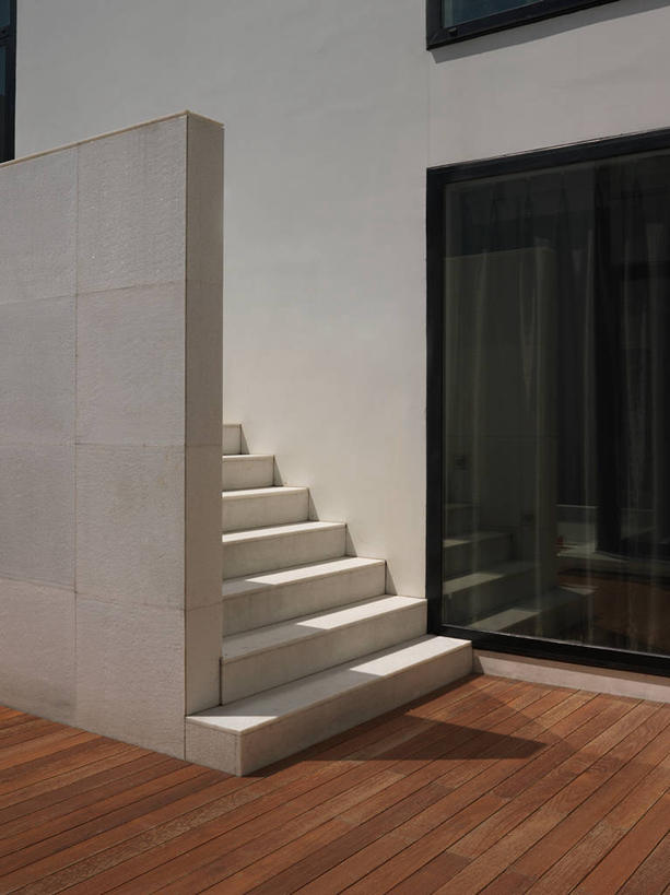 无人,露台,竖图,室内,楼梯,阳台,建筑,北京,亚洲,建造,硬木,露天阳台