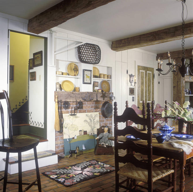 壁炉,地板,篮子,娃娃,砖,饭厅,台阶,陶器