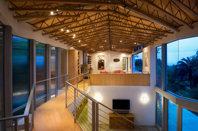 无人,家,横图,室内,时尚,建筑,美国,现代,黄昏,打开,t台,建造,起居室,北美,开启,加利福尼亚,建筑材料,硬木,时装表演,时装秀,t型台,走秀,当代