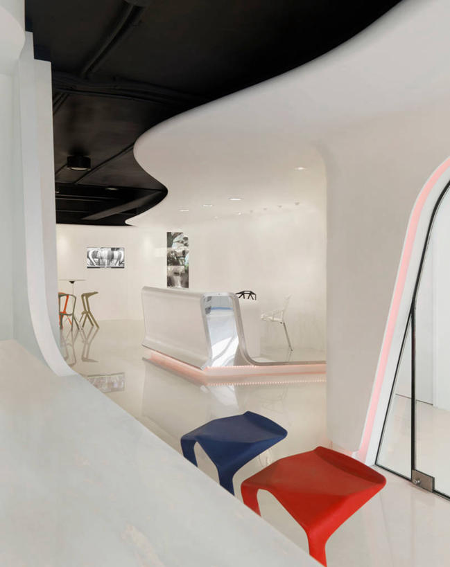 无人,竖图,室内,家具,桌子,台湾,亚洲,干净,现代,大厅,白色,办公大楼,台北,当代