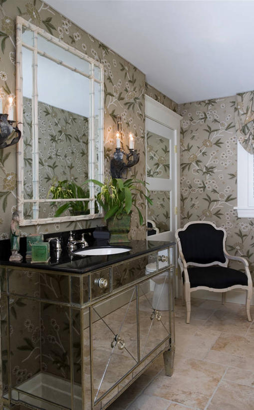 壁纸,地板,浴室,瓷砖,洗手池,化妆室,式样,兰花