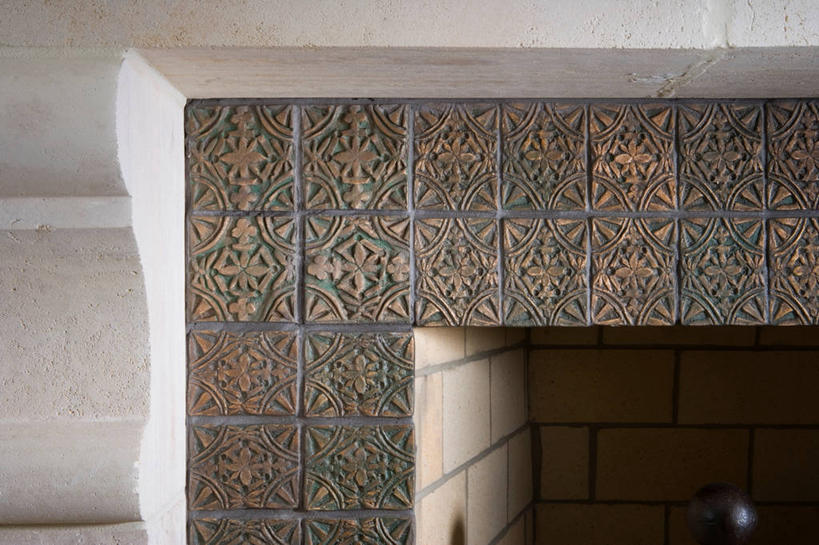 瓷砖,石灰石,式样