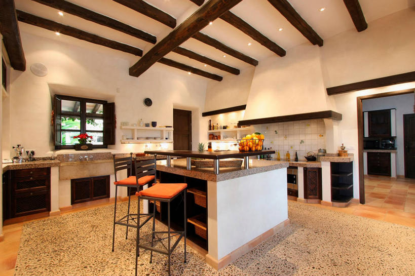 无人,家,横图,室内,白天,厨房,家具,建筑,日光,西班牙,欧洲,木制,建造,用具,炊具