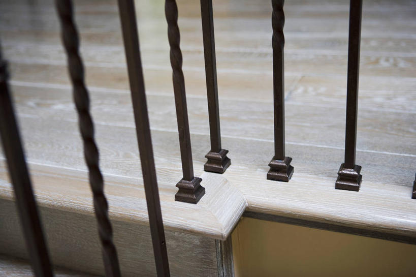 无人,栏杆,横图,室内,楼梯,建筑,美国,建造,北美,加利福尼亚,橡树,铁艺,建筑材料,硬木