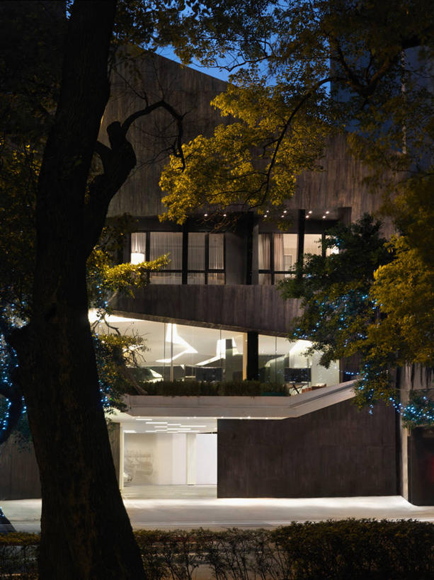 无人,停车场,竖图,室外,建筑,台湾,亚洲,现代,黄昏,建造,照亮,建筑材料,台北,设计,泊车场