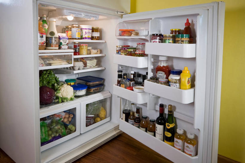 无人,横图,室内,厨房,美国,冰箱,食品,货物,组织,北美,明尼苏达