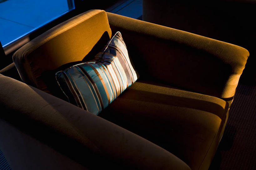 无人,横图,室内,家具,椅子,美国,现代,座位,黄昏,北美,扶手椅,加利福尼亚,当代