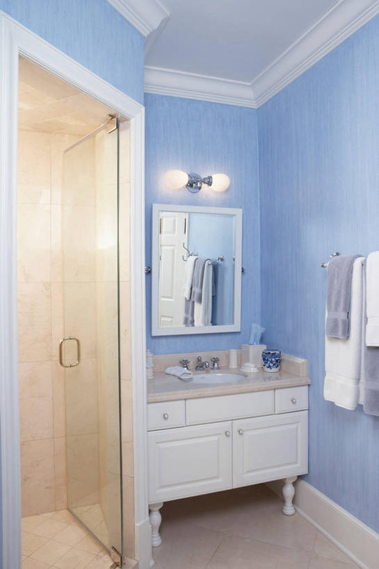 壁纸,镜子,浴室,淋浴,反射,瓷砖,水槽,灯具,模具