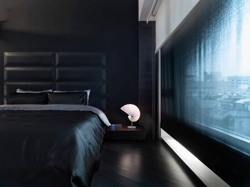 无人,家,横图,室内,床,家具,卧室,建筑,台湾,亚洲,床上用品,黑色,黄昏,建造,羽绒被,华贵,台北,缎子