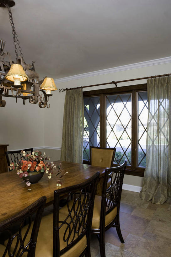 吃饭,窗帘,瓷砖,饭厅,模具,水晶吊灯,塑造