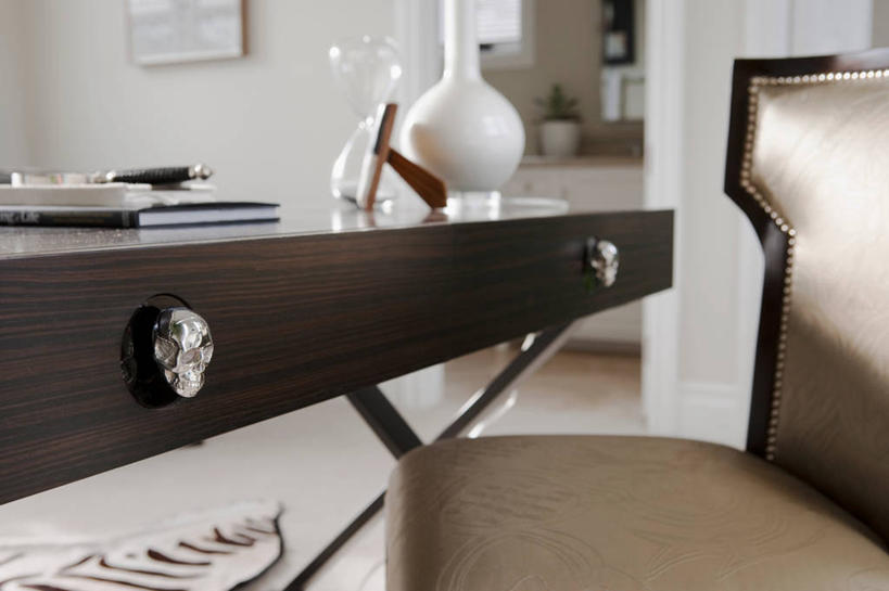 无人,家,横图,室内,家具,美国,头骨,书桌,建造,北美,加利福尼亚,华贵,当代