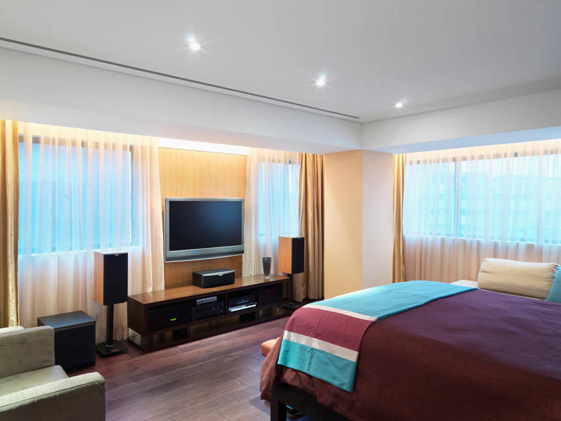 无人,家,横图,室内,白天,床,家具,卧室,建筑,台湾,日光,亚洲,光,现代,建造,家庭影院,建筑材料,台北,硬木,当代