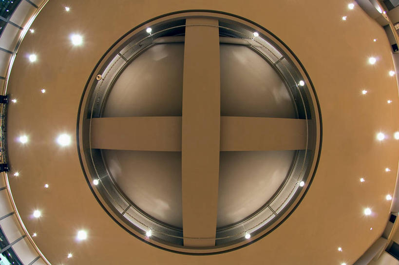 无人,横图,室内,天花板,建筑,台湾,亚洲,形状,圆形,光,明亮,挑染,式样